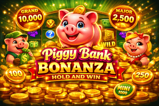 Piggy Bank Bonanza - Hold and Win (Dragon Gaming)
